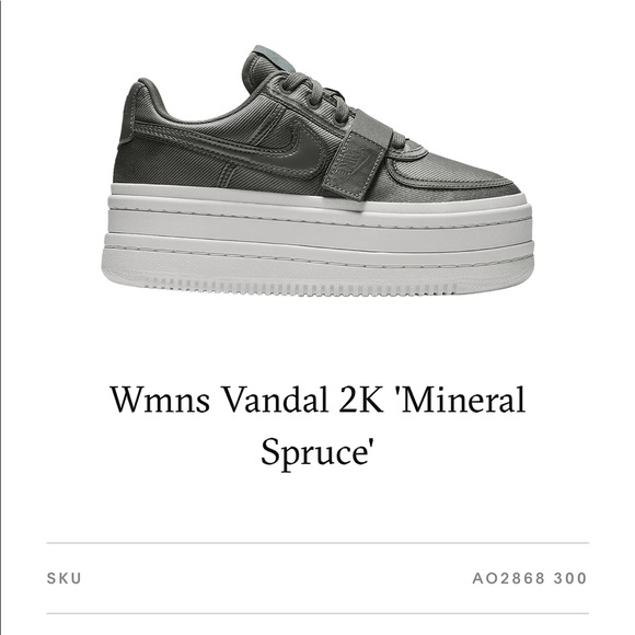 nike vandal 2k mineral spruce
